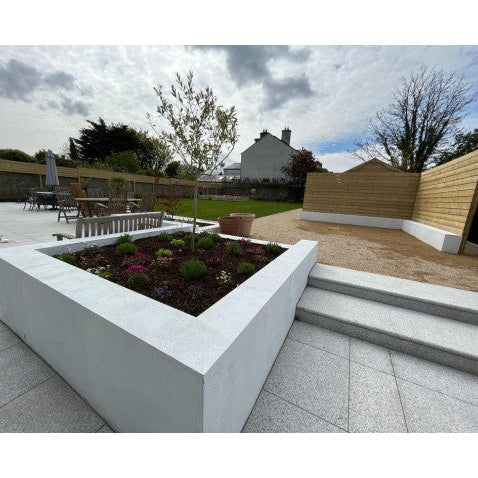 Silver Granite Bullnosed Step