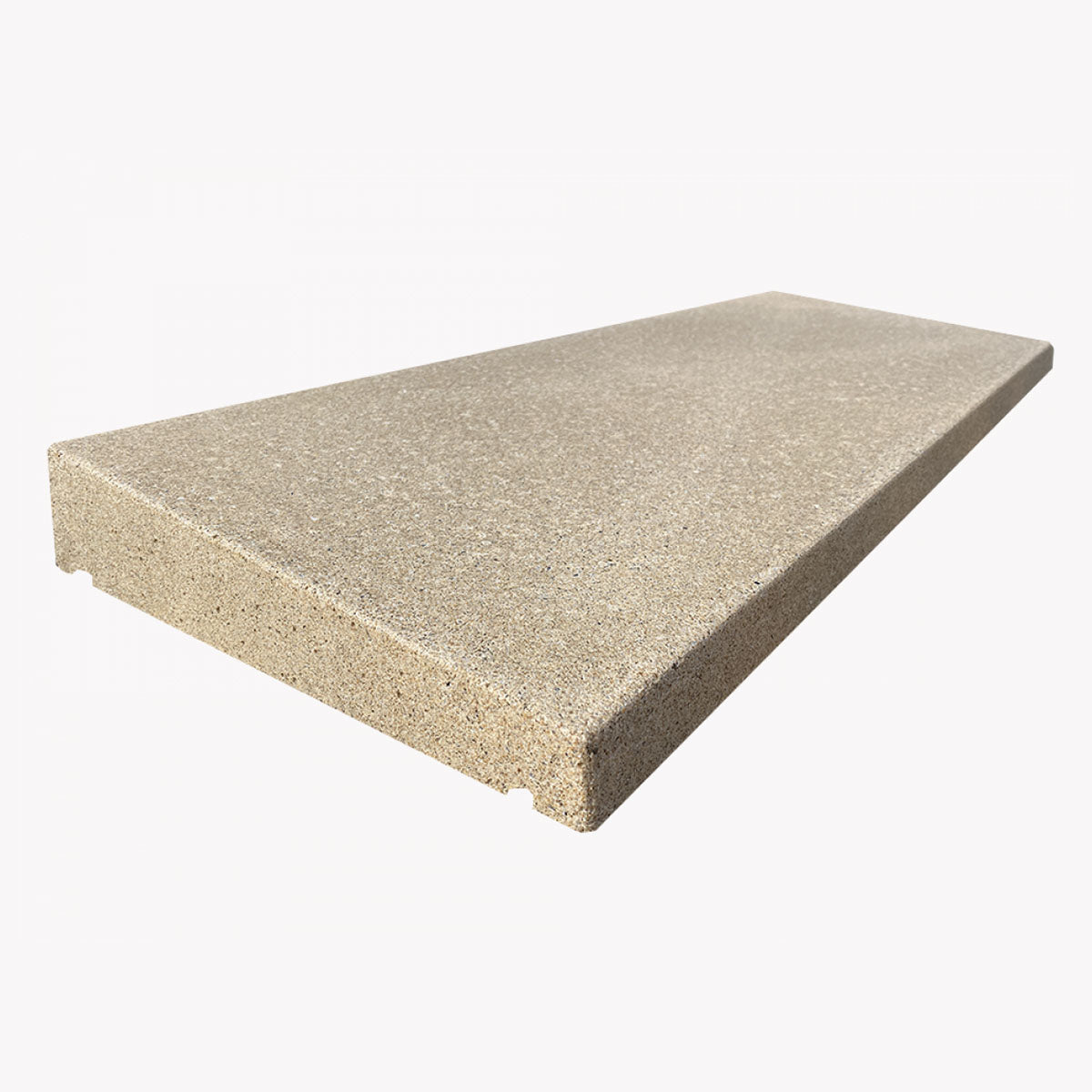 Cast Stone Wall Cap Feathered 75x50mm