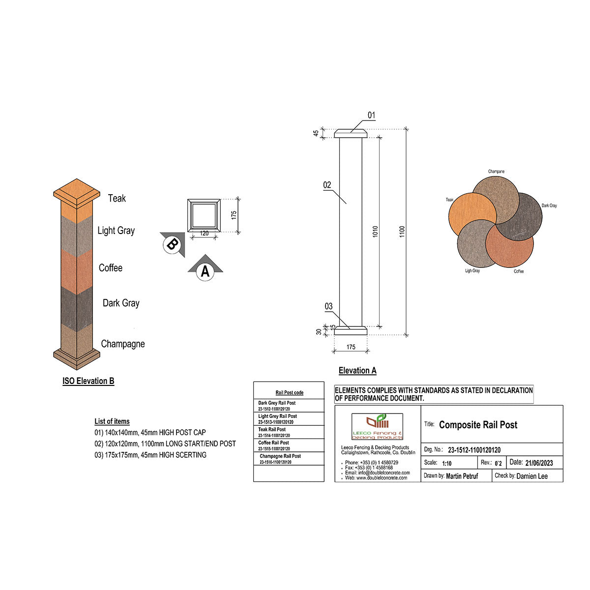 Composite Railing Post