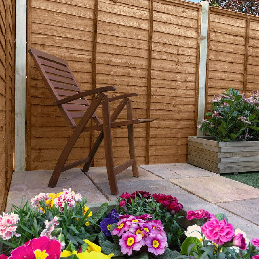 Shiplap Timber Panel - Brown