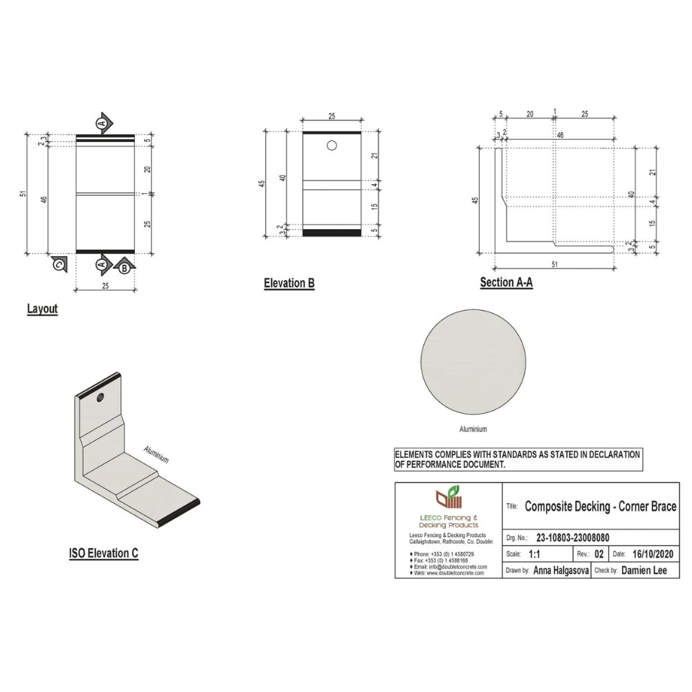 L-Shaped Bracket LFIX