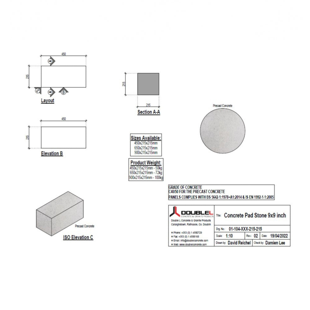 Concrete Pad Stone