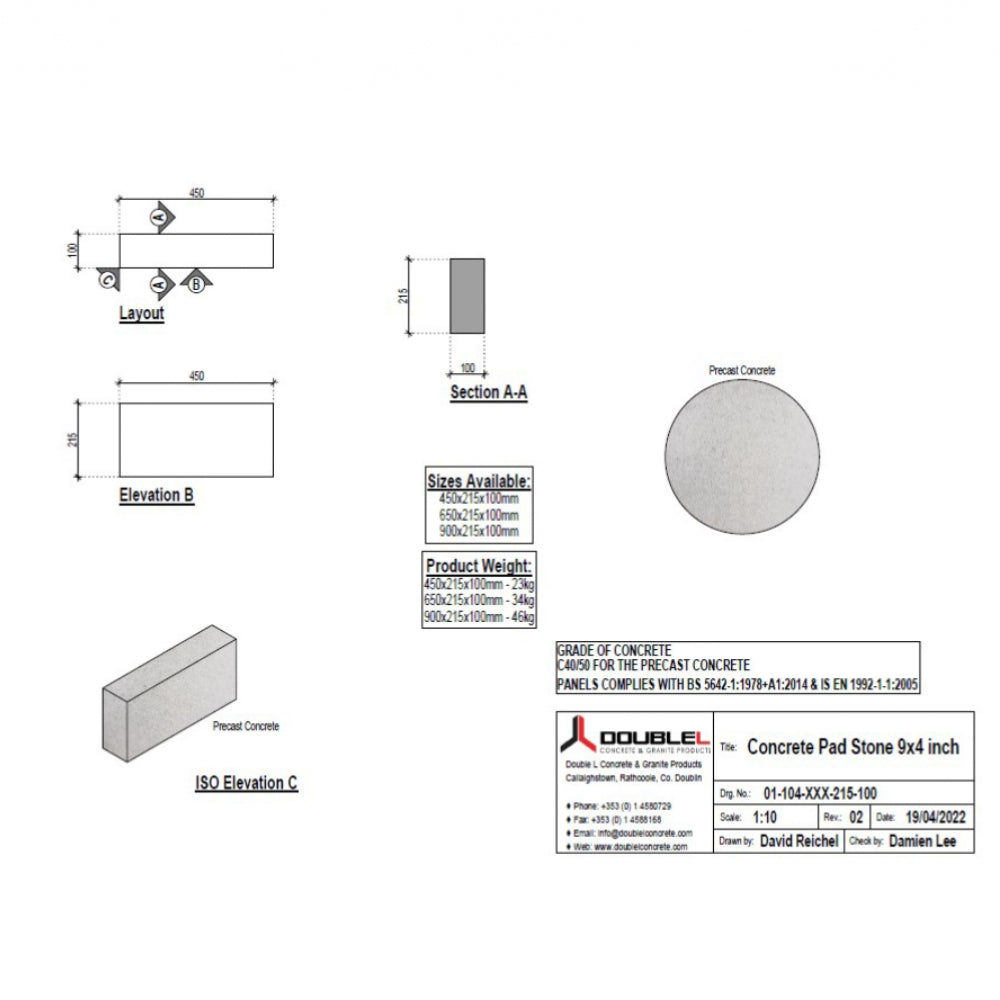 Concrete Pad Stone