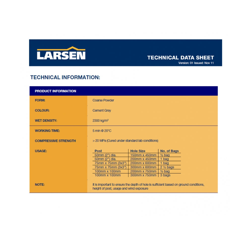 Larsen Easy Post 25kg