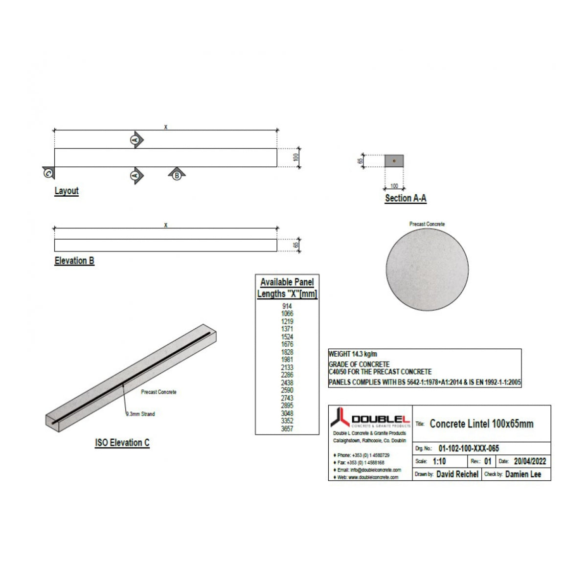 Prestressed Lintel