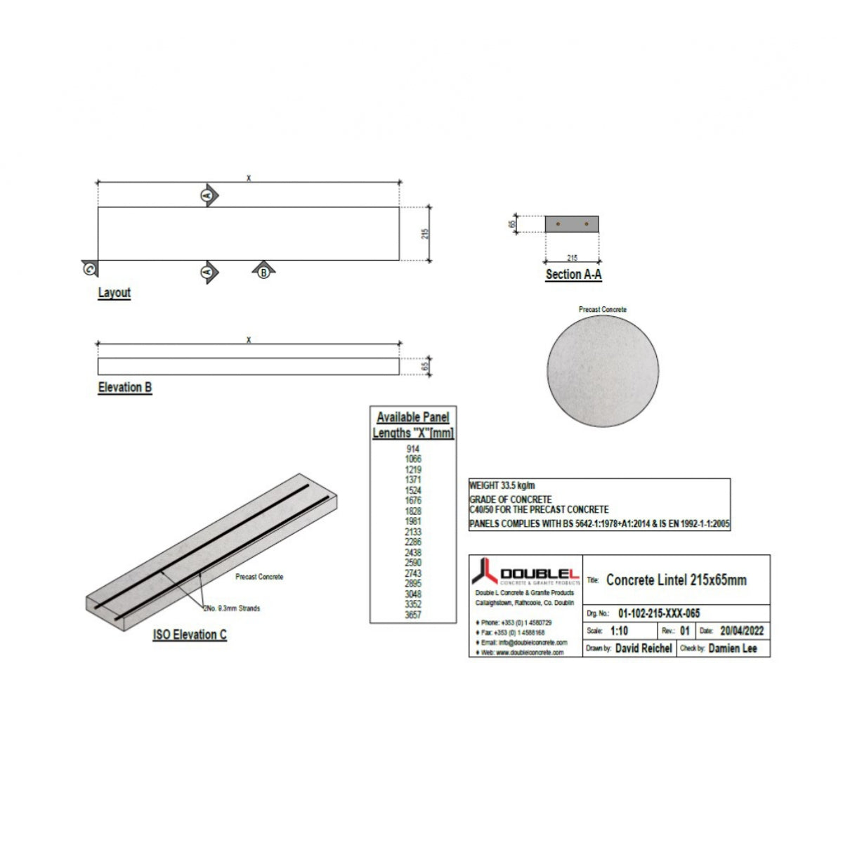 Prestressed Lintel