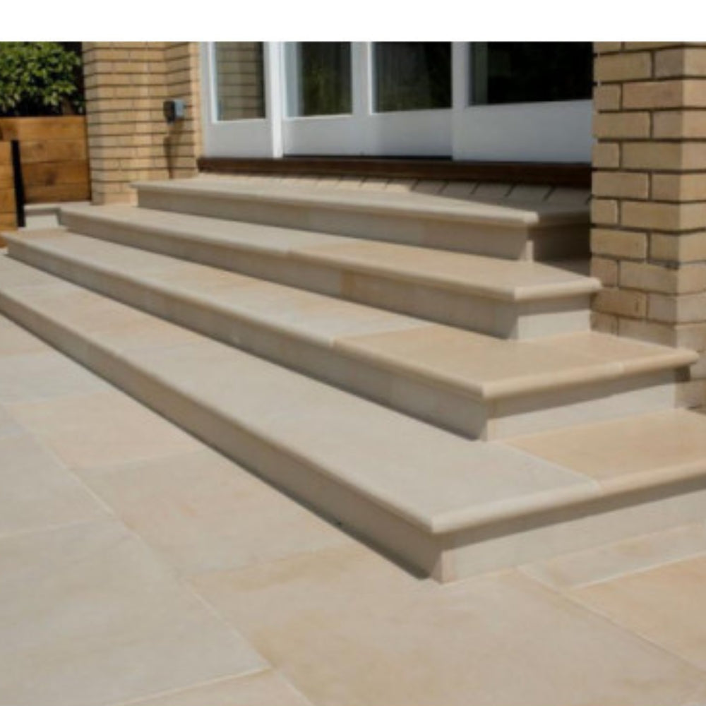 Egyptian Limestone Corner Step