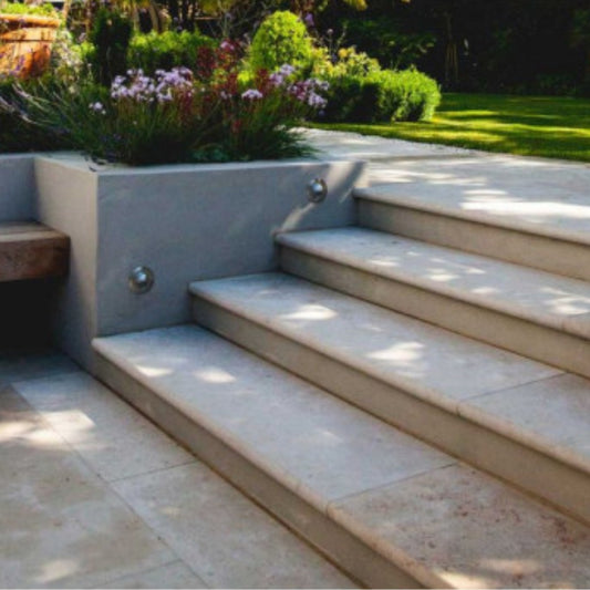 Egyptian Limestone Step Riser