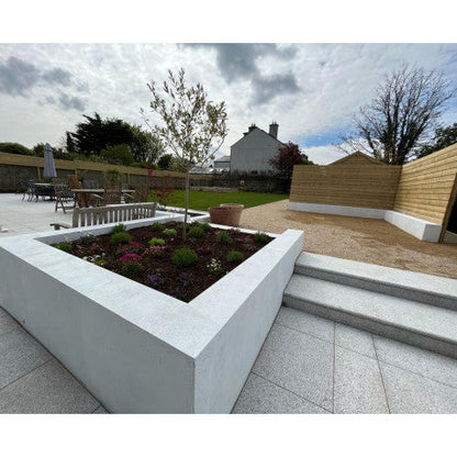 Silver Granite Bullnosed Step