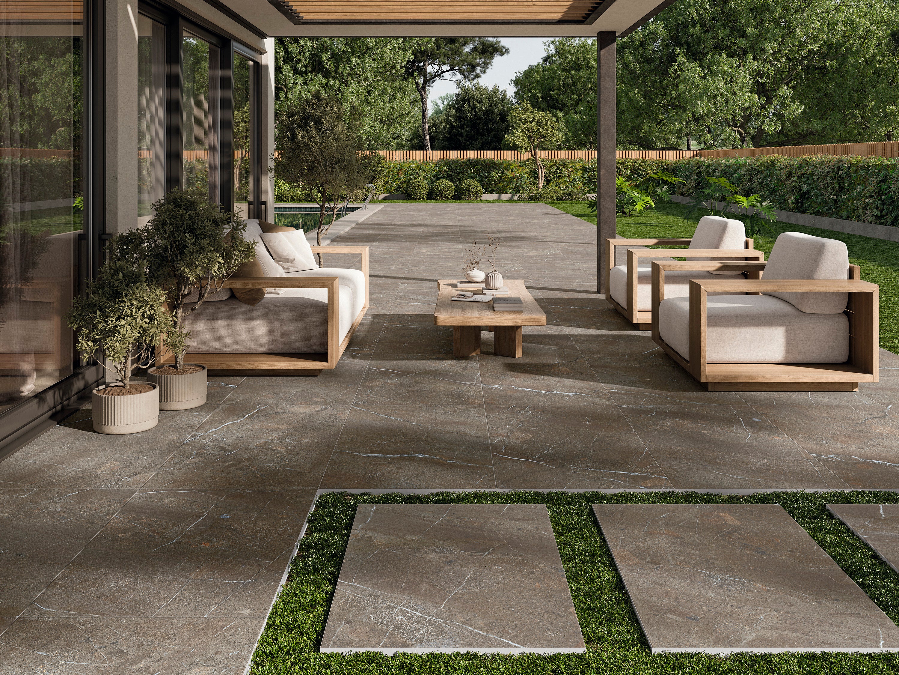 STN Miller Natural porcelain paving