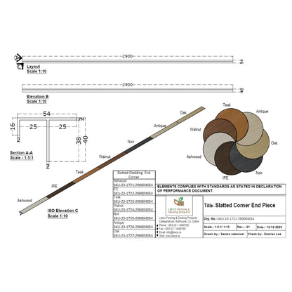 Aluminium End Piece